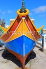 MALTA, Marsaxlokk, fishing village, colourful fishing boat (Luzzu), MLT1047JPL