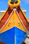 MALTA, Marsaxlokk, fishing village, colourful fishing boat (Luzzu), MLT1105JPL