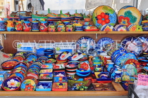 MALTA, Marsaxlokk, fishing village, market stall, selling souvenirs, MLT1119JPL