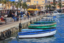 MALTA, Marsaxlokk, fishing village, waterfront and small fishing boats, MLT1124JPL