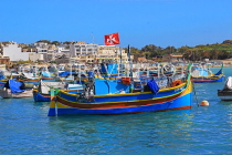 MALTA, Marsaxlokk, fishing village and boats (Luzzus), MLT1045JPL