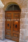 MALTA, Mdina, typical house doorway and iron gate, MLT619JPL