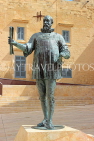 MALTA, Valletta, Jean de Valette statue, MLT878JPL