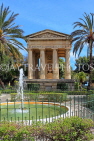 MALTA, Valletta, Lower Barrakka Gardens, Greek temple, MLT831JPL