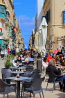 MALTA, Valletta, Republic Street, outdoor cafe scene, MLT970JPL
