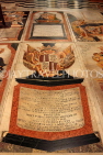 MALTA, Valletta, St John's Co-Cathedral, Langue of Germany chapel, marble tombstones, MLT786JPL