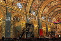 MALTA, Valletta, St John's Co-Cathedral, interior, MLT784JPL