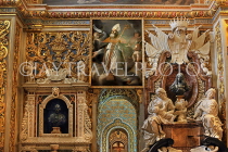 MALTA, Valletta, St John's Co-Cathedral, relief sculptures and art, MLT794JPL
