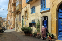 MALTA, Valletta, Triq Il-Lvant (East Street) houses, MLT946JPL