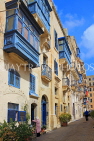 MALTA, Valletta, Triq Il-Lvant (East Street) houses, MLT947JPL
