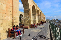 MALTA, Valletta, Upper Barrakka Gardens, terrace area, MLT809JPL