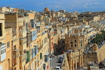 MALTA, Valletta, city view from Upper Barrakka Gardens, MLT847JPL