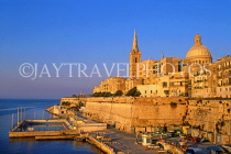 MALTA, Valletta, old town and city walls, MLT615JPL