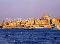 MALTA, Valletta, panoramic view from sea, MLT598JPL