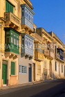 MALTA, Valletta, traditional Maltese house balconies, MLT691JPL