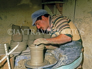 MALTA, potter at work, traditional crafts, MLT474JPL