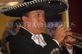 MEXICO, Mexico City, Mariachi playing trumpet, MEX725JPL