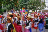 MEXICO, Mexico City, children in Christmas parade, MEX741JPL