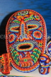 MEXICO, Nayarit, crafts, traditional bead work, mask, MEX666JPL