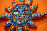 MEXICO, Nayarit, crafts, traditional bead work art, MEX708JPL