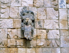 MEXICO, Yucatan, CHICHEN ITZA, Mayan sites, Temple of Warriors, wall carvings, MEX219JPL