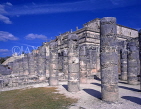 MEXICO, Yucatan, CHICHEN ITZA, Temple of Warriors, Mayan sites, MEX532JPL