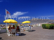 MOROCCO, Agadir, beach and promenade cafes, MOR285JPL
