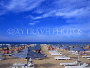 MOROCCO, Agadir, beach and sunbathers, MOR252JPL