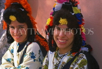 MOROCCO, Agadir, two women posing, MOR443JPL