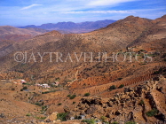 MOROCCO, Atlas Mountain scenery (near Kerdous) and small villages, MOR363JPL