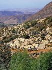 MOROCCO, Atlas Mountains, Imouzzer, tourists Mule Trekking, MOR395JPL