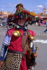 MOROCCO, Marrakesh, Djmaa el Fina Square, traditional Water Seller, MOR236JPL