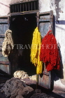 MOROCCO, Marrakesh, Medina (old town), coloured wool drying, MOR84JPL