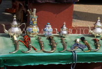 MOROCCO, Marrakesh, Medina (old town) souk, antique daggers, MOR25JPL