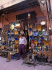 MOROCCO, Marrakesh, Medina (old town) souk, ceramics, MOR315JPL