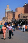 MOROCCO, Marrakesh, Medina (old town) street scene, MOR151JPL