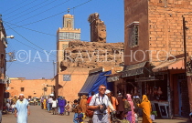 MOROCCO, Marrakesh, Medina (old town) street scene, MOR152JPL