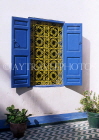 MOROCCO, Marrakesh, Royal palace (Bahia), courtyard window, MOR161JPL