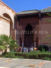 MOROCCO, Marrakesh, Saadians Tombs, building and touristsl, MOR330JPL