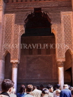MOROCCO, Marrakesh, Saadians Tombs, building detail, MOR428JPL