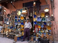 MOROCCO, Marrakesh, souk in the Medina (old town), MOR315JPL