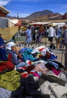 MOROCCO, Tafroute, weekly souk, clothes stall, MOR26JPL