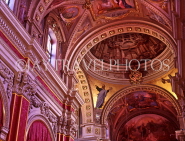 Malta, GOZO, Citadel Cathedral, elaborate interior, MLT508JPL