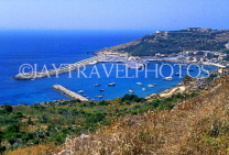 Malta, GOZO, Mgarr, view of town and harbour, MLT611JPL
