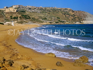 Malta, GOZO, Ramla Bay, beach and coastal view, MLT580JPL