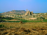 Malta, GOZO, Ta Pinu Sanctuary and countryside scenery, MLT644JPL