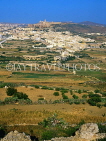 Malta, GOZO, countryside and farmed land, Victoria in background, MLT39JPL