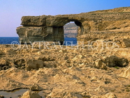 Malta, GOZO, old Azure Window rock formation, which collapsed in 2017, MLT499JPL