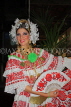 PANAMA, woman dressed in traditional La Pollera dress, PAN76JPL
