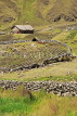 PERU, Chupani, Andean Mountains, traditional house and sheep pen, PER58JPL